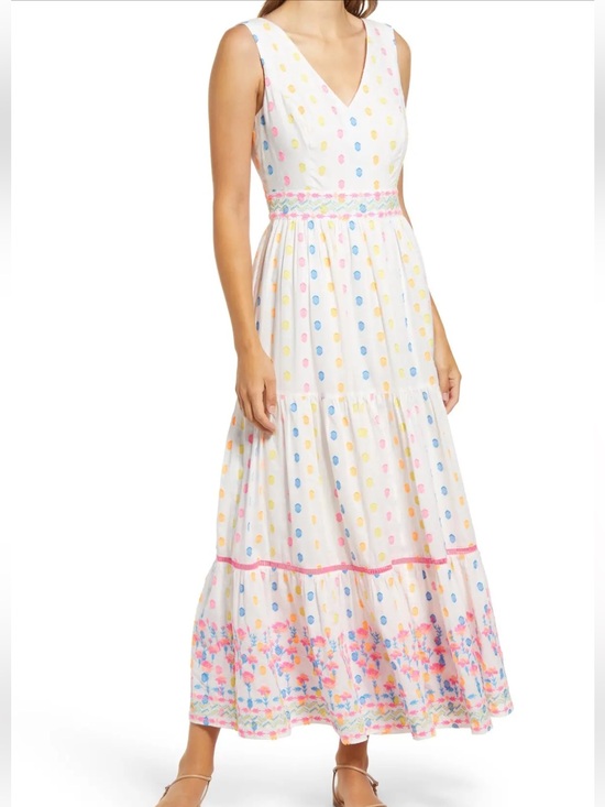 Lilly Pulitzer Dresses & Skirts - Lilly Pulitzer Charleen Polka Dot Sleeveless Dress 8